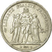 Moneda, Francia, Hercule, 5 Francs, 1871, Bordeaux, MBC, Plata, Gadoury:745
