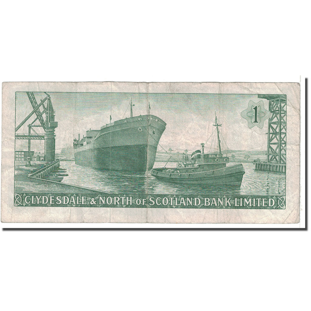 Banknote, Scotland, 1 Pound, 1963, 1963-02-01, KM:195a, VF(20-25)