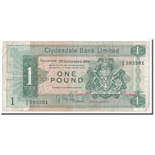 Billet, Scotland, 1 Pound, 1963, 1963-09-02, KM:197, TB