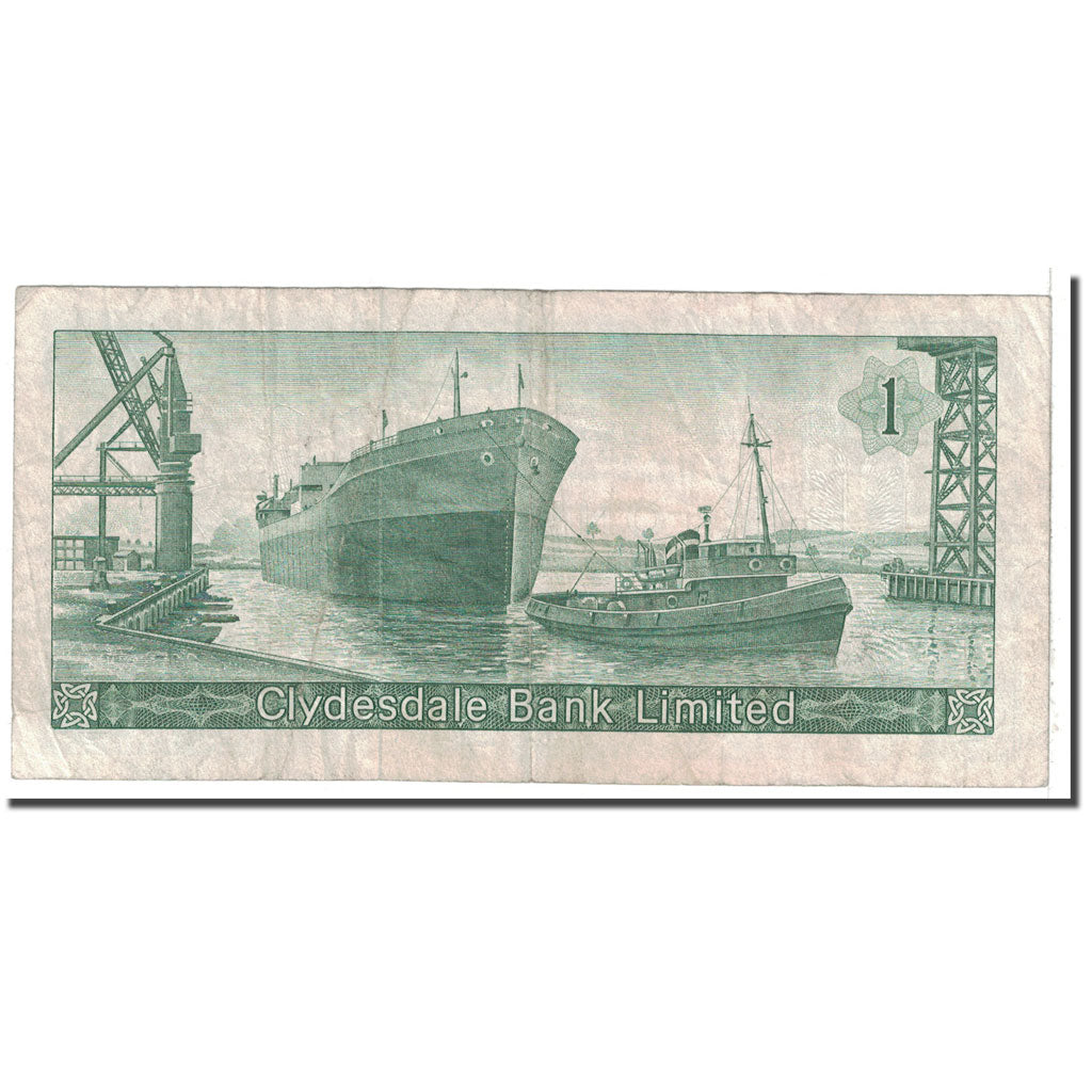Banknote, Scotland, 1 Pound, 1963, 1963-09-02, KM:197, VF(20-25)