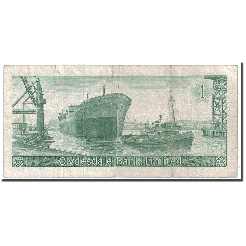 Banknote, Scotland, 1 Pound, 1963, 1963-09-02, KM:197, VF(20-25)