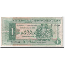 Billet, Scotland, 1 Pound, 1963, 1963-02-01, KM:195a, TB