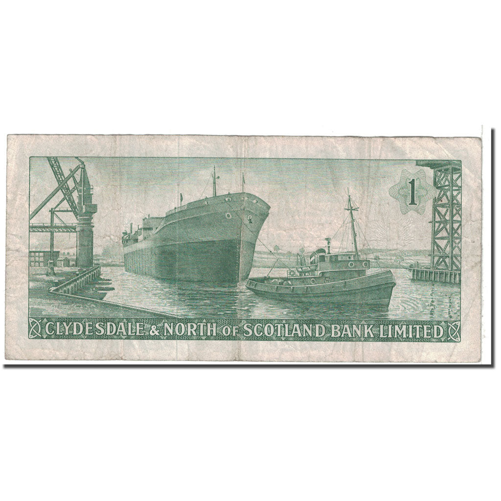 Banknote, Scotland, 1 Pound, 1963, 1963-02-01, KM:195a, VF(20-25)