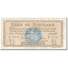 Geldschein, Scotland, 1 Pound, 1966, 1966-06-01, KM:105a, S+
