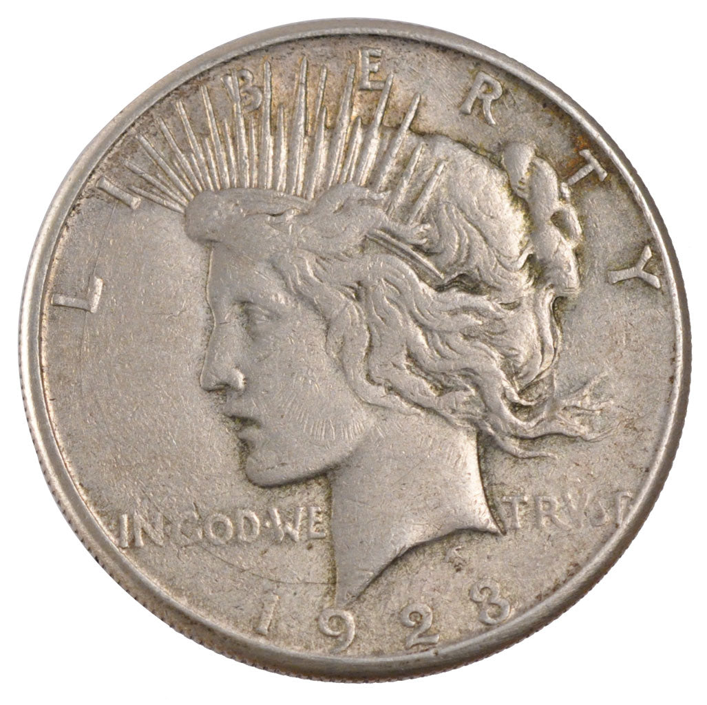 UNITED STATES, Peace Dollar, Dollar, 1923, U.S. Mint, KM #150, EF(40-45),...