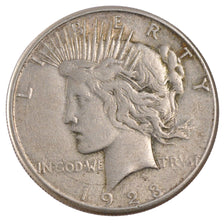 UNITED STATES, Peace Dollar, Dollar, 1923, U.S. Mint, KM #150, EF(40-45),...