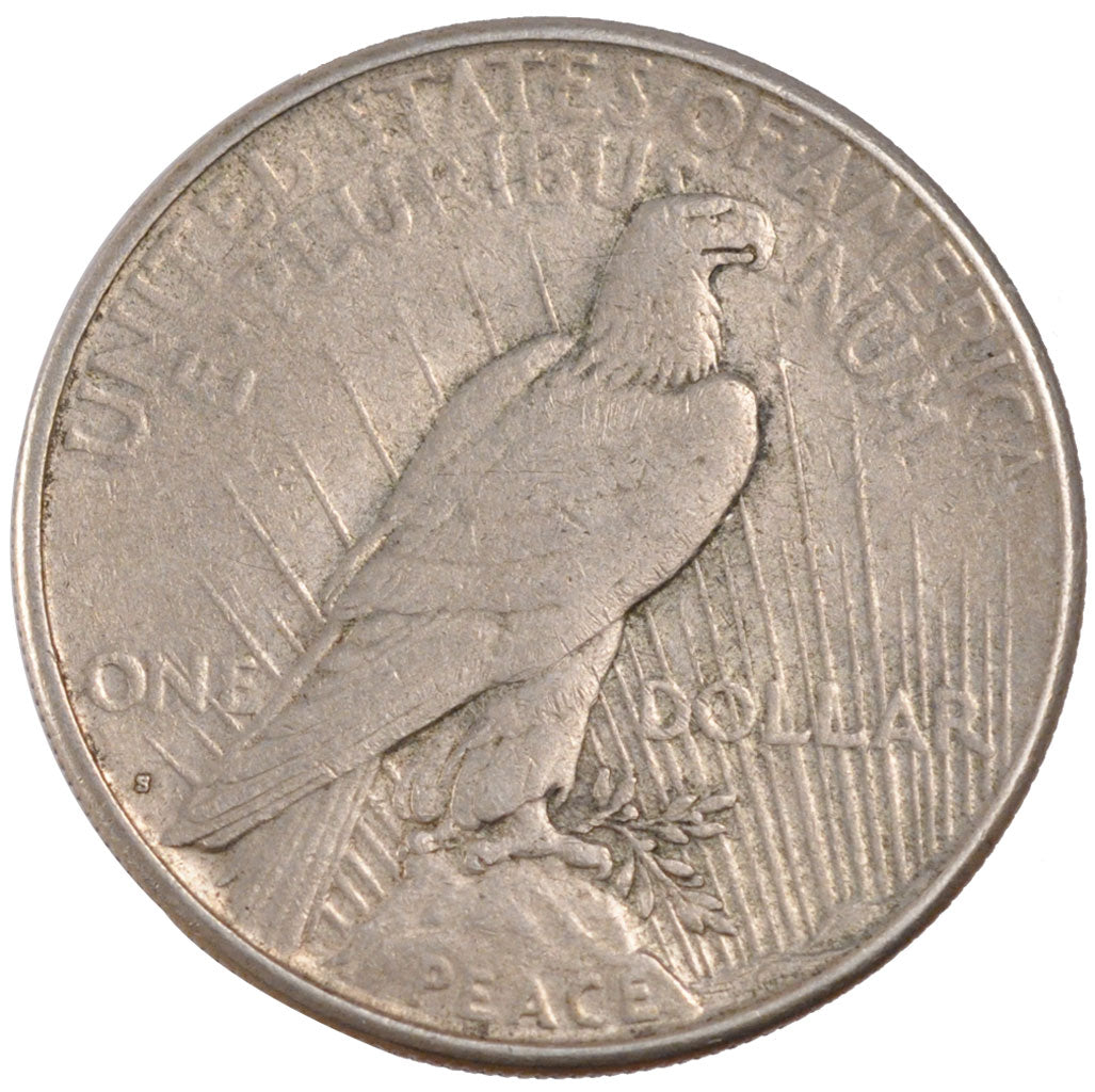 UNITED STATES, Peace Dollar, Dollar, 1923, U.S. Mint, KM #150, EF(40-45),...