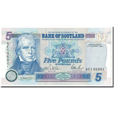 Geldschein, Scotland, 5 Pounds, 1995, 1995-01-04, KM:119a, UNZ