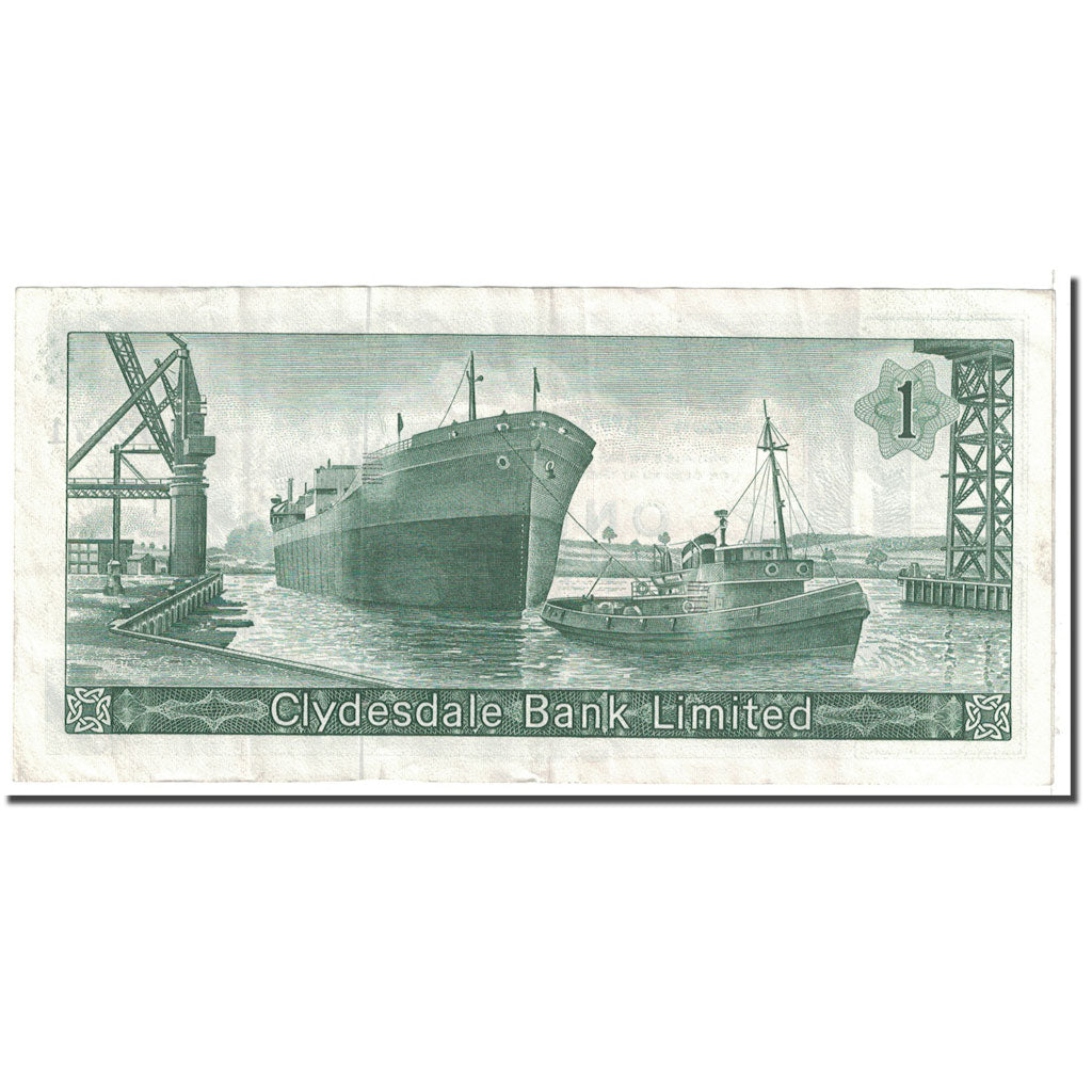 Banknote, Scotland, 1 Pound, 1967, 1967-04-03, KM:202, AU(50-53)