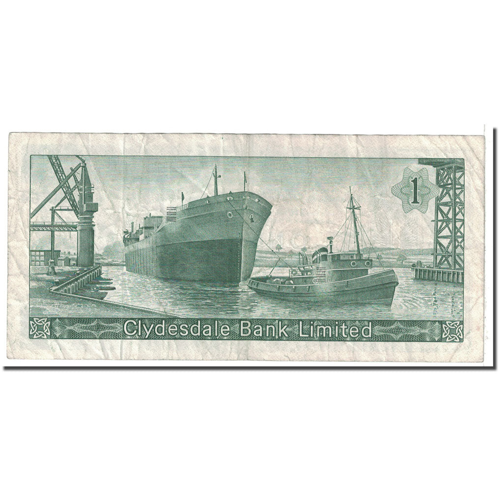 Banknote, Scotland, 1 Pound, 1968, 1968-10-01, KM:202, VF(20-25)