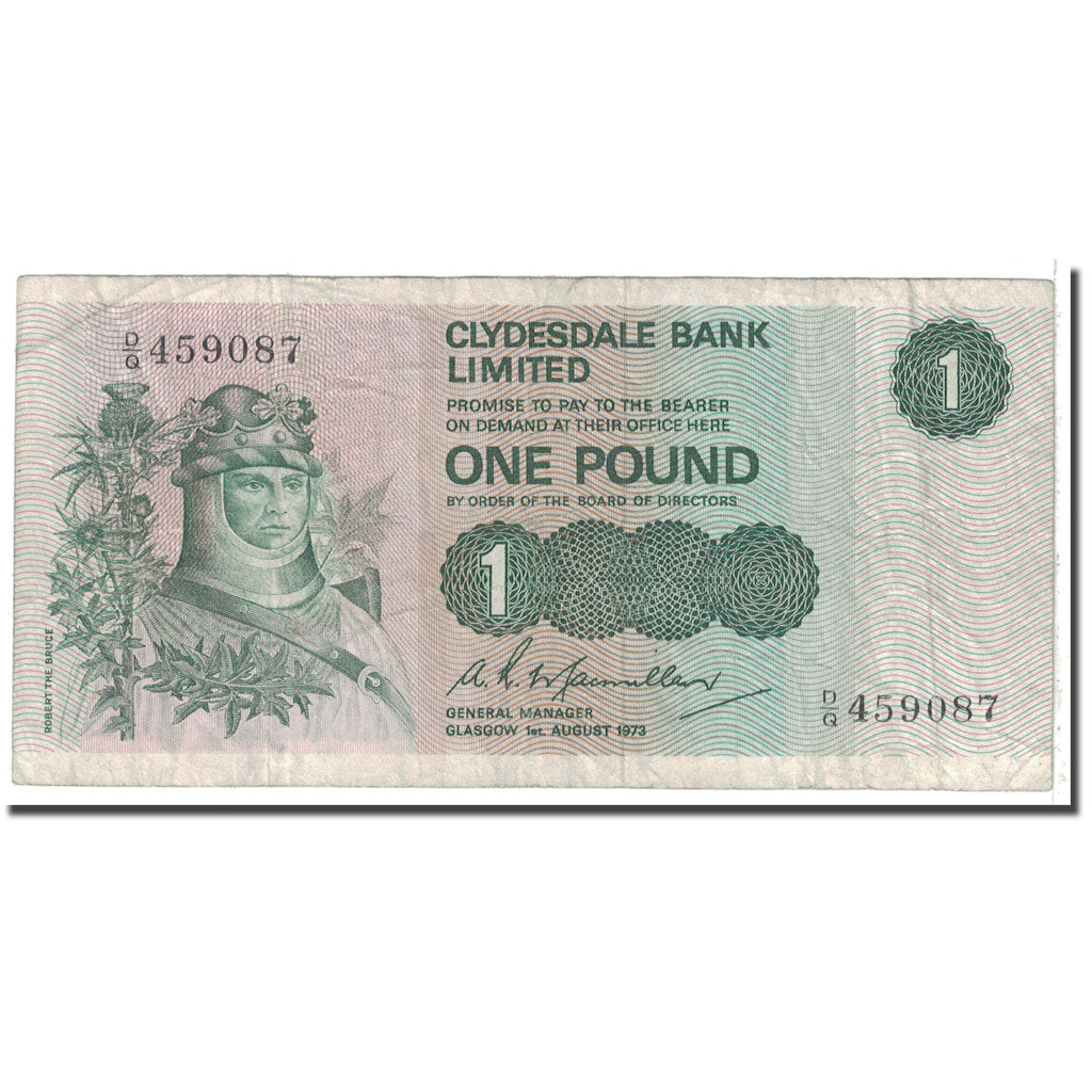 Banknote, Scotland, 1 Pound, 1973, 1973-08-01, KM:204b, VF(20-25)