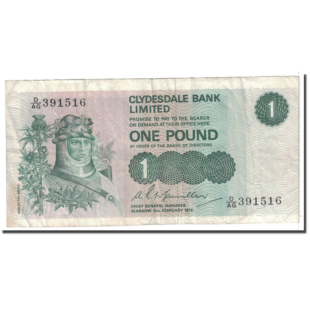 Banknote, Scotland, 1 Pound, 1976, 1976-02-02, KM:204c, VF(20-25)