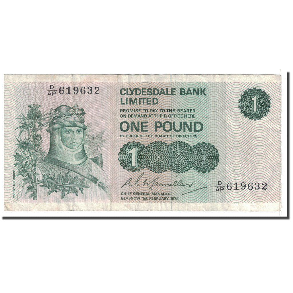 Banknote, Scotland, 1 Pound, 1978, 1978-02-01, KM:204c, VF(20-25)