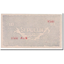 Billet, Indonésie, 10 Rupiah, 1948, 1948-01-01, KM:S190b, TTB