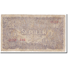 Billete, 10 Rupiah, 1948, Indonesia, 1948-01-01, KM:S190b, RC