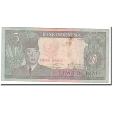 Banknote, Indonesia, 5 Rupiah, 1960, KM:82a, VF(20-25)