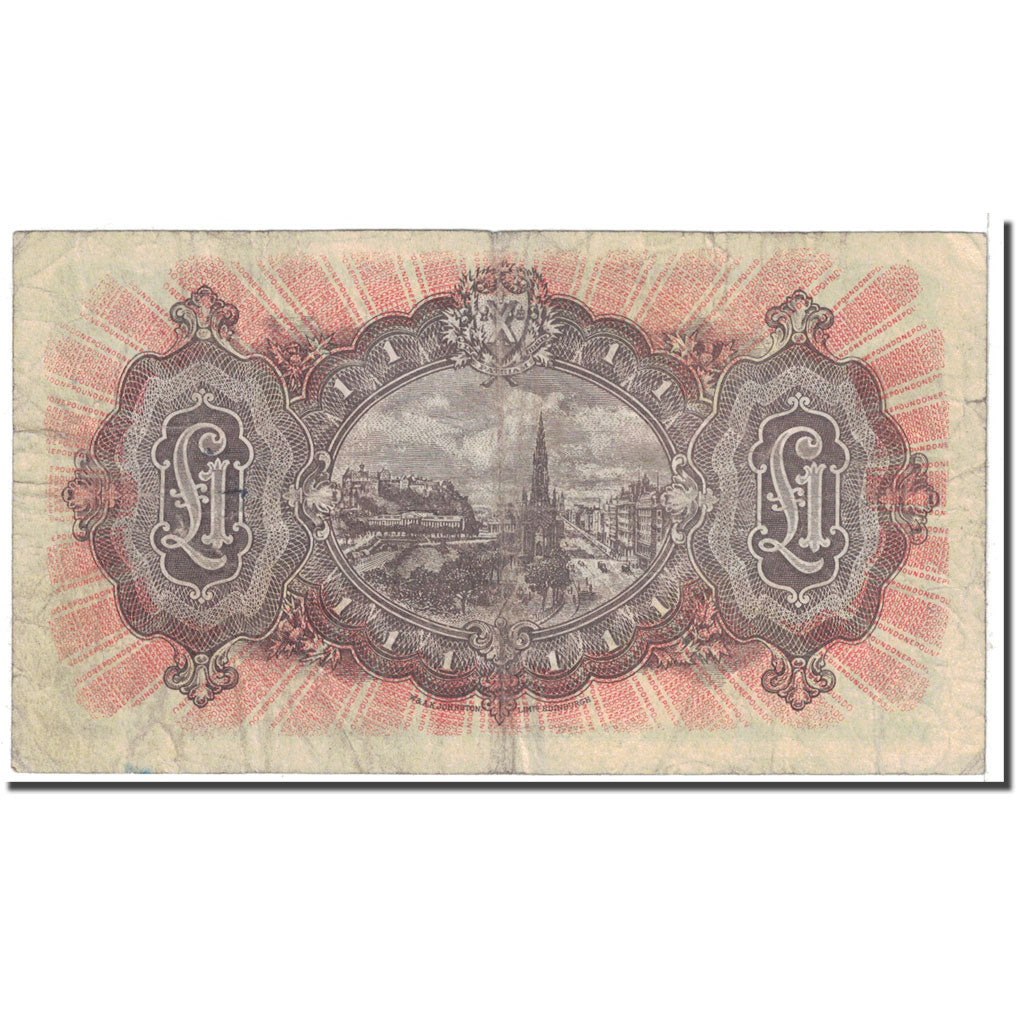 Billete, 1 Pound, 1951, Escocia, 1951-07-05, KM:258b, RC