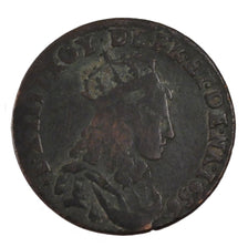 FRANCE, Liard, 1656, Meung sur Loire, VF(20-25), Copper, Gadoury #80, 3.30