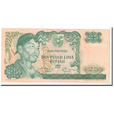 Banknote, Indonesia, 25 Rupiah, 1968, KM:106a, EF(40-45)