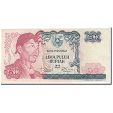Banknote, Indonesia, 50 Rupiah, 1968, KM:107a, UNC(63)