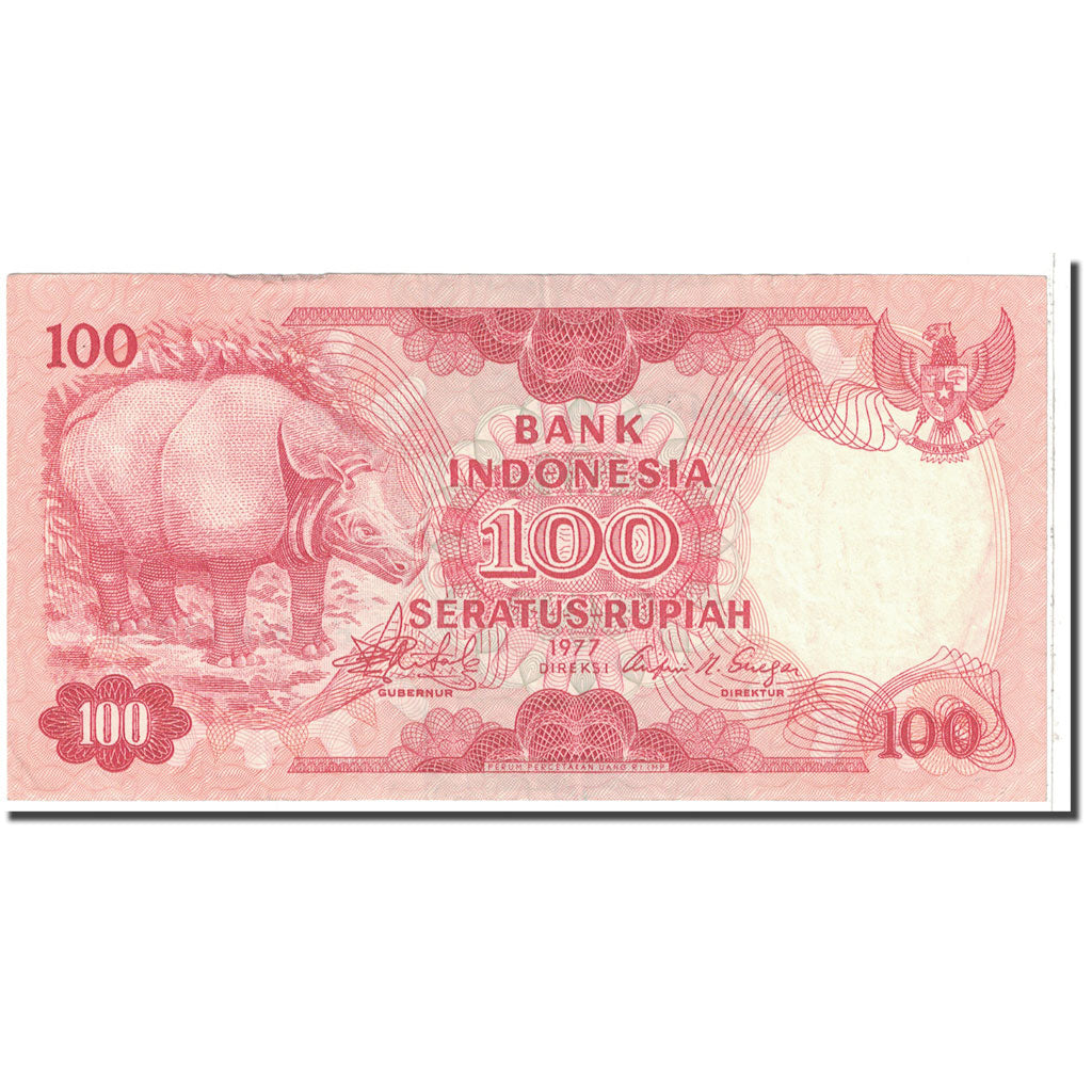 Banknote, Indonesia, 100 Rupiah, 1977, KM:116, EF(40-45)