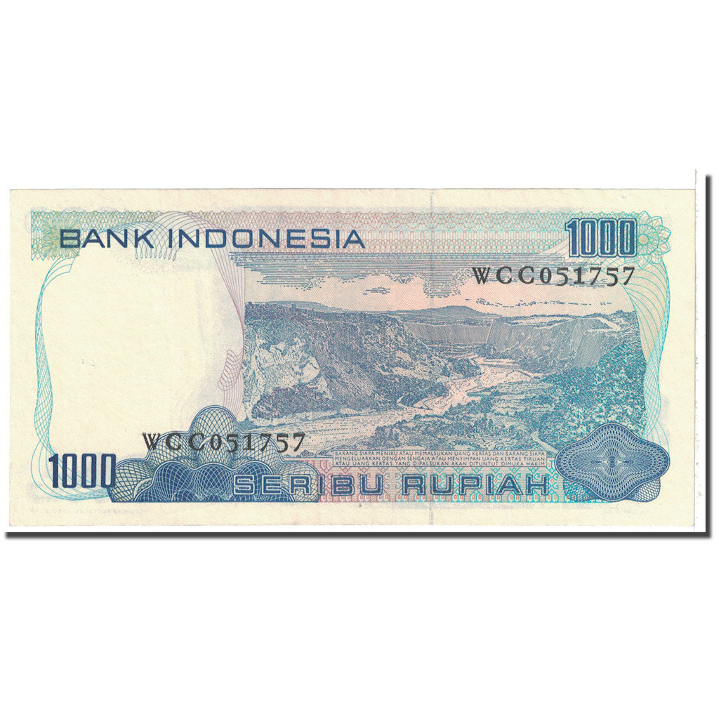 Banknote, Indonesia, 1000 Rupiah, 1980, KM:119, UNC(63)