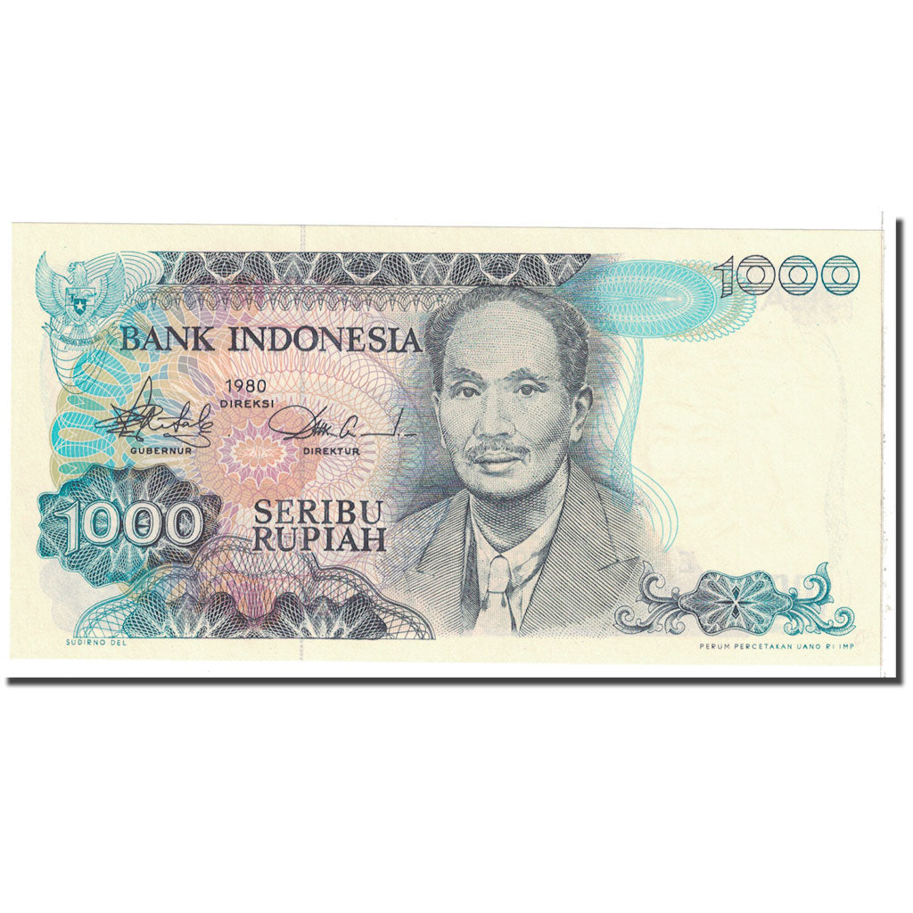 Banknote, Indonesia, 1000 Rupiah, 1980, KM:119, UNC(63)
