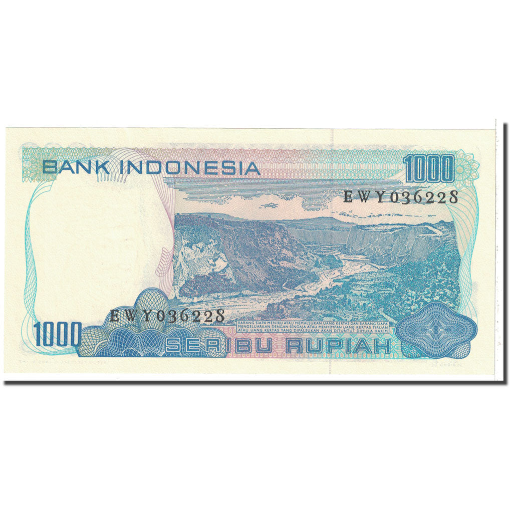 Banknote, Indonesia, 1000 Rupiah, 1980, KM:119, UNC(63)