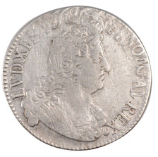 FRANCE, 1/2 Ecu, 1702, Paris, VF(30-35), Silver, Gadoury #189, 13.41