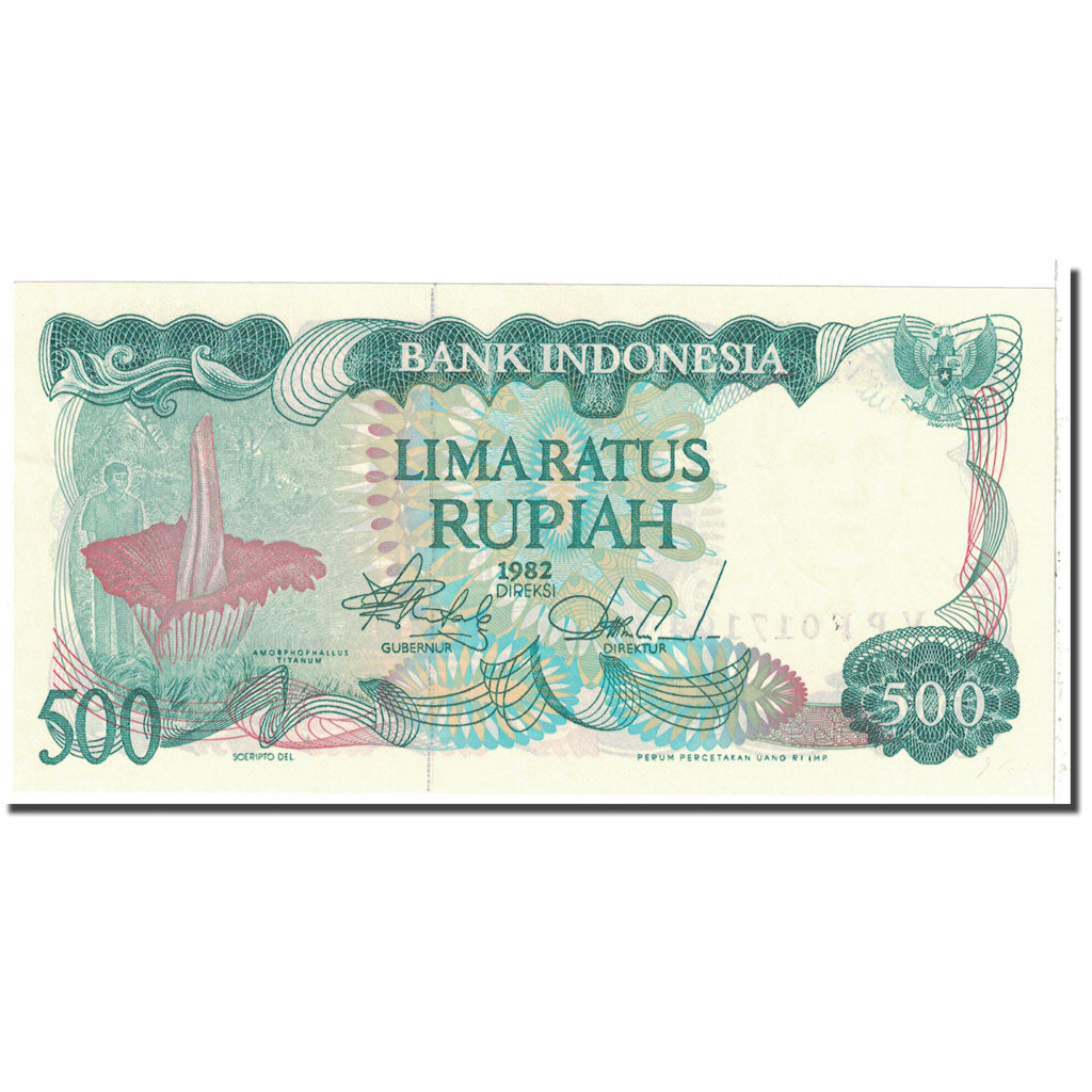 Geldschein, Indonesien, 500 Rupiah, 1982, KM:121, UNZ-
