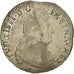 Francia, Louis XIV, 1/2 écu aux 8L, 2e type, 1704, Riom, reformed, Argento, MB