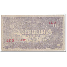 Banknote, Indonesia, 10 Rupiah, 1948, 1948-01-01, KM:S190c, EF(40-45)