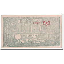 Banknote, Indonesia, 5 Rupiah, 1948, 1948-01-01, KM:S189a, EF(40-45)