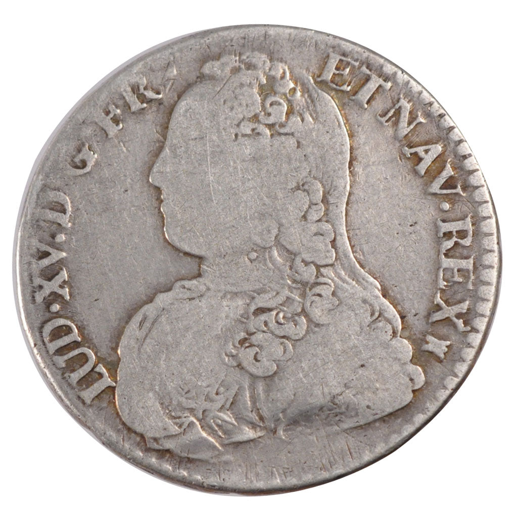 FRANCE, 1/2 Écu aux branches d'olivier, 1/2 ECU, 44 Sols, 1730, Toulouse, KM ...