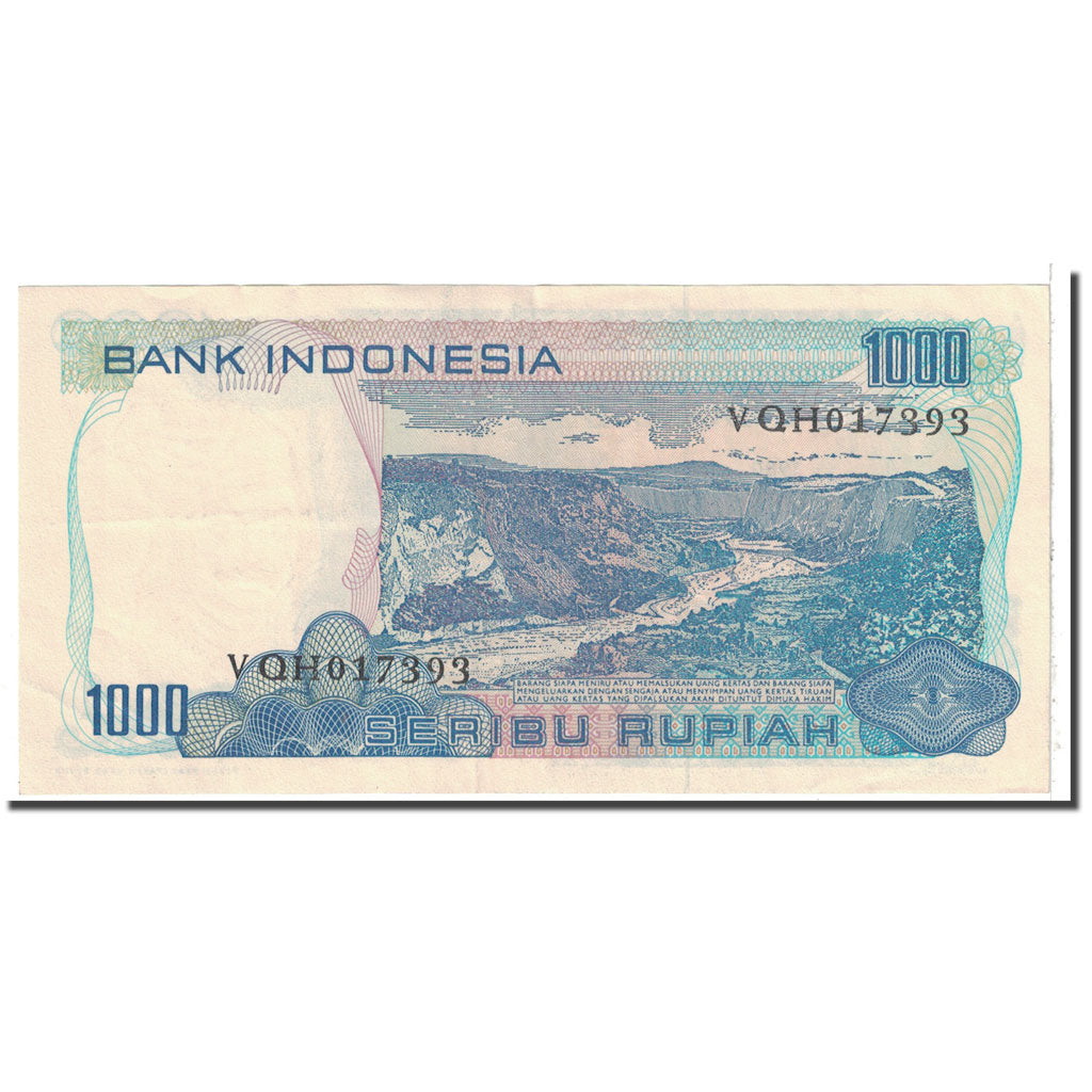 Banknote, Indonesia, 1000 Rupiah, 1980, KM:119, UNC(63)