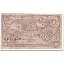 Banknote, Indonesia, 10 Rupiah, 1947, 1947-08-17, KM:S185, VG(8-10)