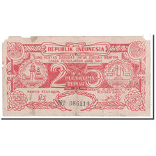 Banknote, Indonesia, 25 Rupiah, 1947, 1947-12-15, KM:S124a, VG(8-10)