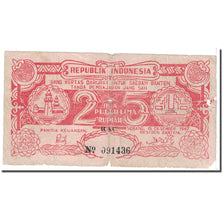 Banknote, Indonesia, 25 Rupiah, 1947, 1947-12-15, KM:S124a, VG(8-10)