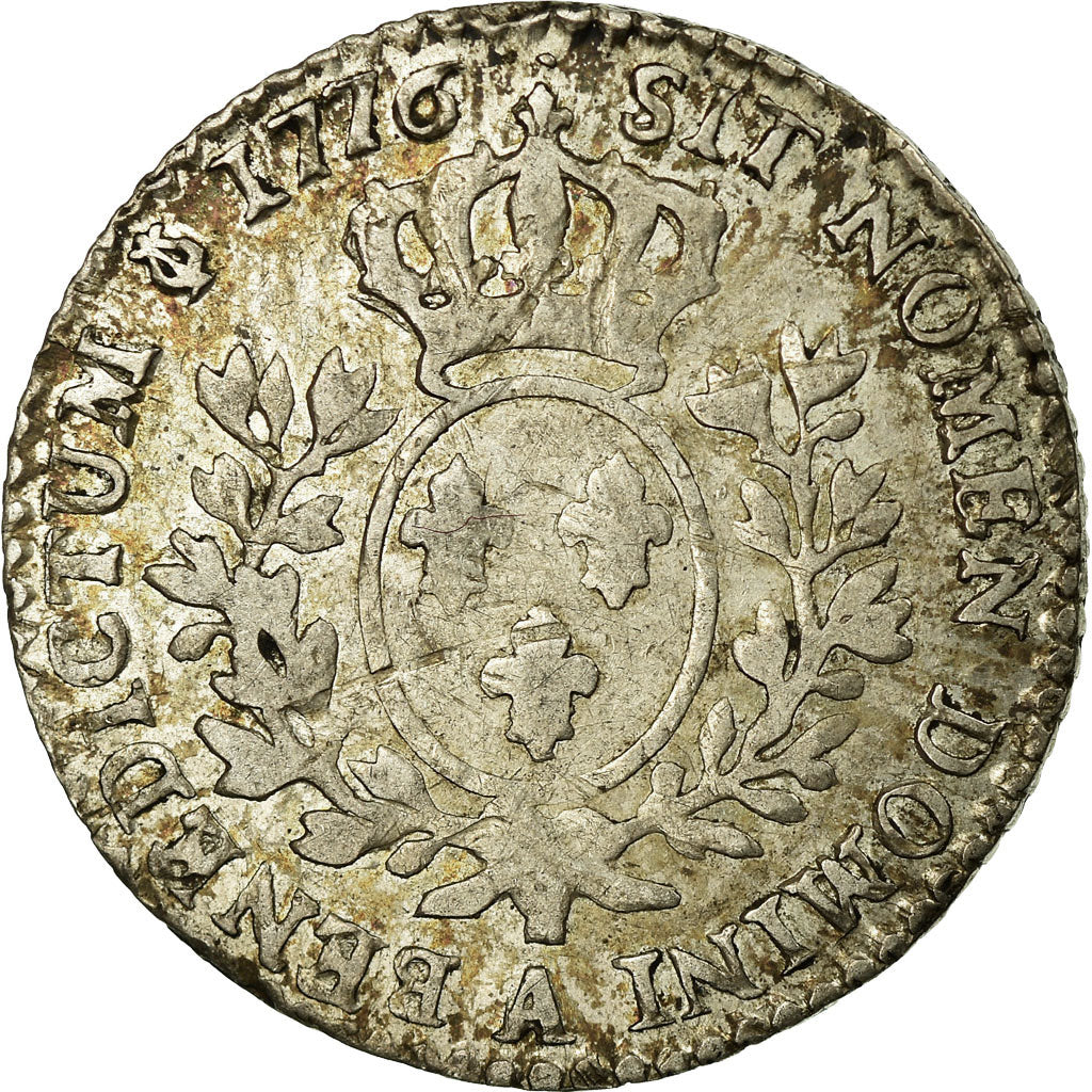 Munten, Frankrijk, Louis XVI, 1/10 Écu, 12 Sols, 1/10 ECU, 1776, Paris, FR+