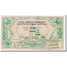 Billete, 10 Rupiah, 1947, Indonesia, 1947-12-15, KM:S123, BC