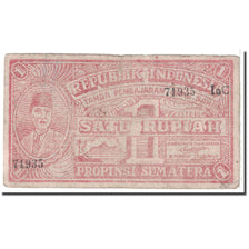 Billete, 1 Rupiah, 1947, Indonesia, 1947-08-17, KM:S182, RC