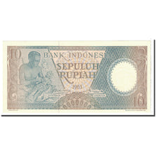 Banknote, Indonesia, 10 Rupiah, 1963, KM:89, UNC(63)