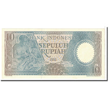 Billete, 10 Rupiah, 1963, Indonesia, KM:89, SC