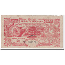 Banknote, Indonesia, 25 Rupiah, 1947, 1947-12-15, KM:S124a, VF(30-35)