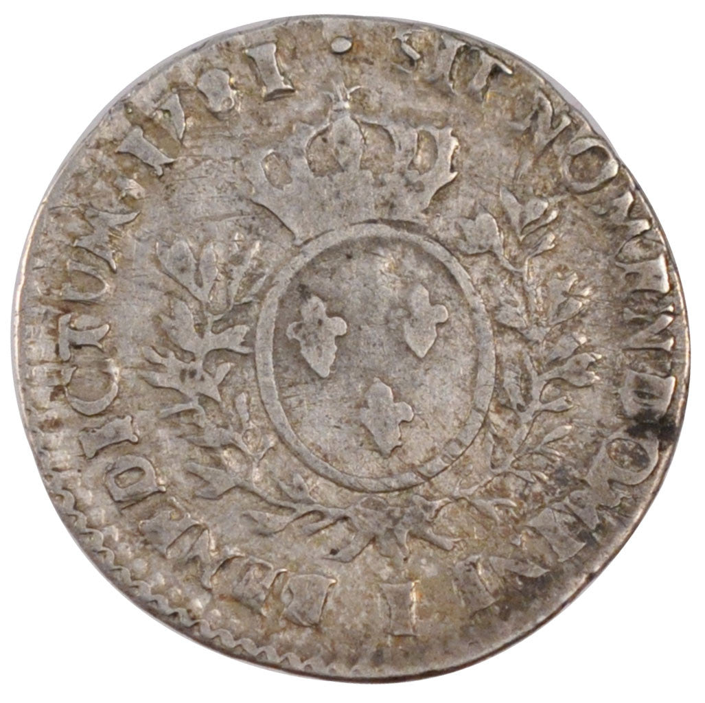 FRANCE, 1/10 Écu, 12 Sols, 1/10 ECU, 1781, Limoges, KM #568.5, VF(30-35), ...