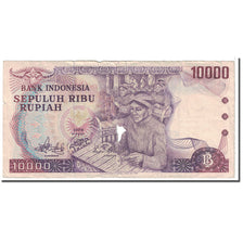 Banknote, Indonesia, 10,000 Rupiah, 1979, KM:118, VG(8-10)