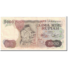 Billet, Indonésie, 5000 Rupiah, 1980, KM:120A, TTB+
