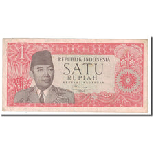 Banknote, Indonesia, 1 Rupiah, 1964, KM:80b, VF(20-25)