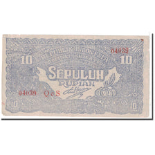 Banknote, Indonesia, 10 Rupiah, 1948, 1948-01-01, KM:S190c, EF(40-45)