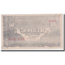 Banknote, Indonesia, 10 Rupiah, 1948, 1948-01-01, KM:S190c, EF(40-45)